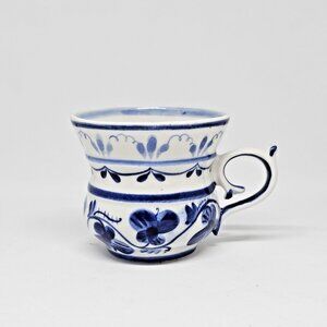 Vintage GZHEL BLUE & WHITE PORCELAIN Tea Cup Russian Russia